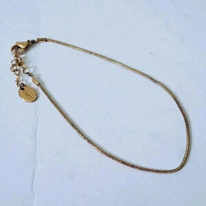 Claires Bracelet Anklet Chain Gold Tone 8 1/2"-10"